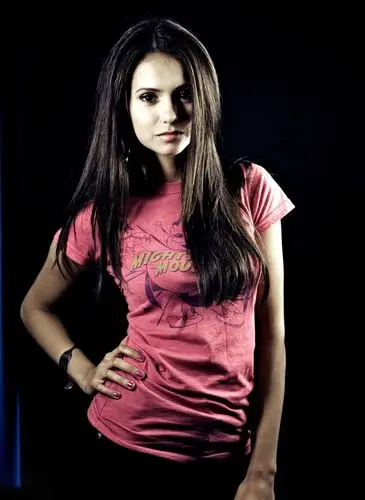 Nina Dobrev Women's Colored  Long Sleeve T-Shirt - idPoster.com