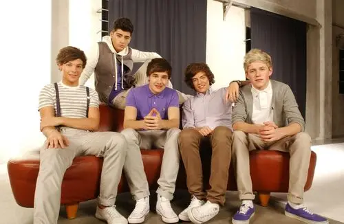 one direction sit together - One Direction - Pillow
