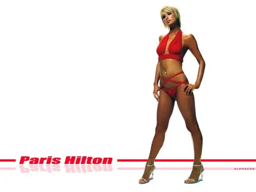 Paris Hilton White T-Shirt - idPoster.com