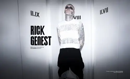Rick Genest (Zombie Boy) Protected Face mask - idPoster.com