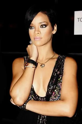 Rihanna Men's Colored  Long Sleeve T-Shirt - idPoster.com