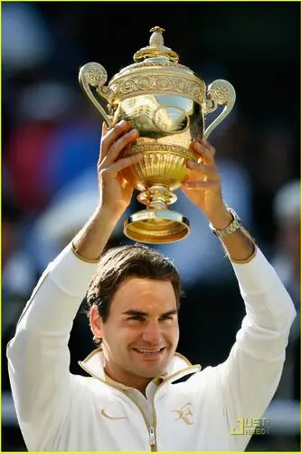 Roger Federer White T-Shirt - idPoster.com