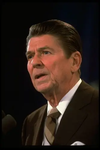 Ronald Reagan Men's Colored  Long Sleeve T-Shirt - idPoster.com