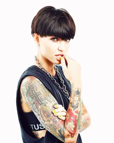 Ruby Rose White Tank-Top - idPoster.com