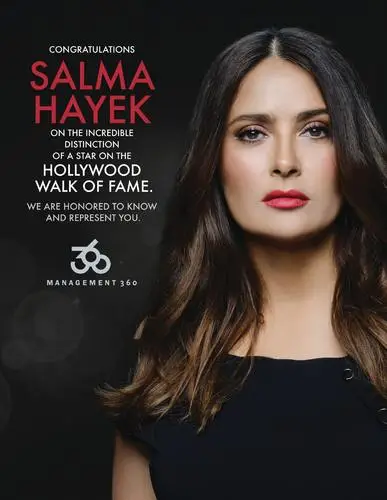 Salma Hayek Men's Colored  Long Sleeve T-Shirt - idPoster.com