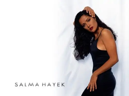 Salma Hayek White Tank-Top - idPoster.com