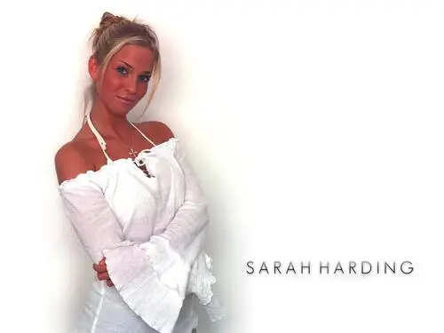 Sarah Harding White T-Shirt - idPoster.com
