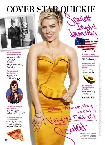 Scarlett Johansson Fridge Magnet picture 873811