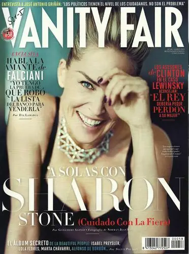 Sharon Stone White Tank-Top - idPoster.com
