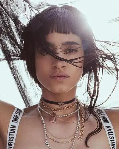 Sofia Boutella Protected Face mask - idPoster.com