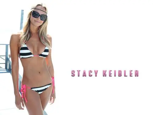 Stacy Keibler White Tank-Top - idPoster.com