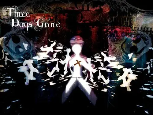 Three Days Grace White T-Shirt - idPoster.com