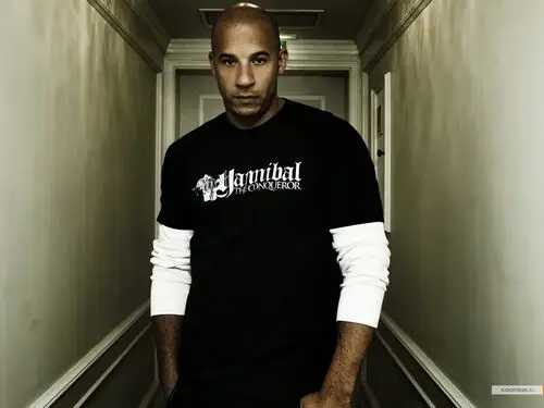 Vin Diesel White T-Shirt - idPoster.com