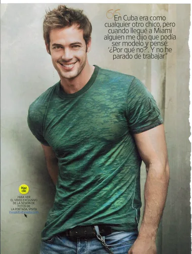William Levy White Tank-Top - idPoster.com