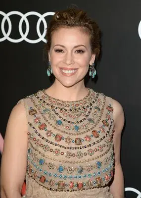Alyssa Milano (events) Protected Face mask - idPoster.com