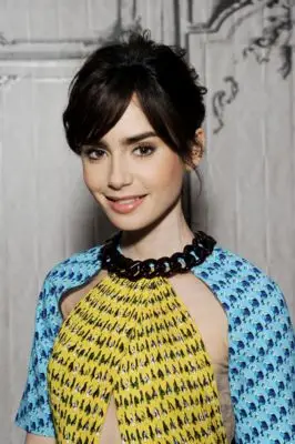 Lily Collins (events) White Tank-Top - idPoster.com