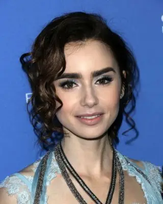 Lily Collins (events) White T-Shirt - idPoster.com