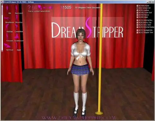 Dream Stripper White Tank-Top - idPoster.com