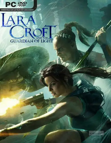 Lara Croft and the Guardian of Light Men's Colored T-Shirt - idPoster.com