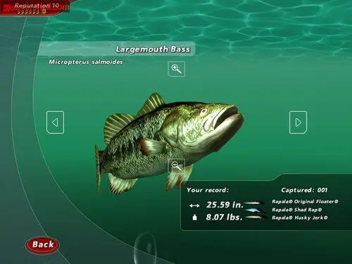 Rapala Pro Bass Fishing Mouse Pad #215032 Online