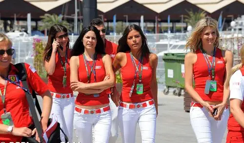 Pitbabes GP Spain White T-Shirt - idPoster.com