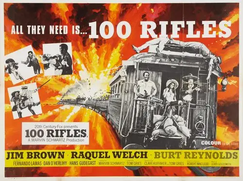 100 Rifles (1969) Baseball Cap - idPoster.com