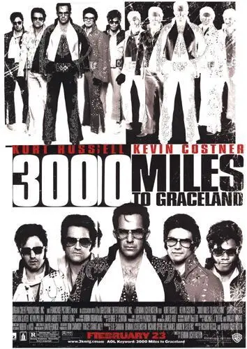 3000 Miles To Graceland (2001) Fridge Magnet picture 802198