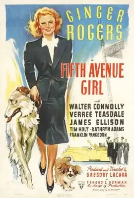 5th Ave Girl (1939) White T-Shirt - idPoster.com