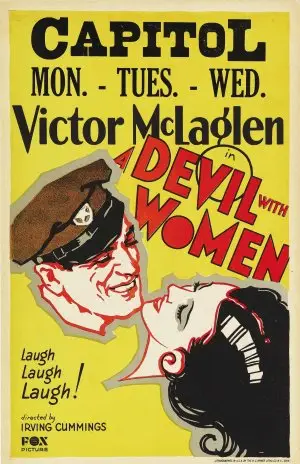A Devil with Women (1930) White T-Shirt - idPoster.com