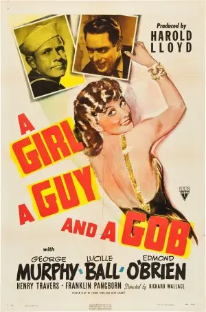A Girl, a Guy, and a Gob (1941) Women's Colored  Long Sleeve T-Shirt - idPoster.com