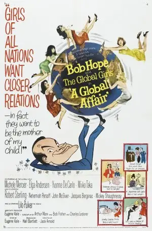 A Global Affair (1964) White T-Shirt - idPoster.com
