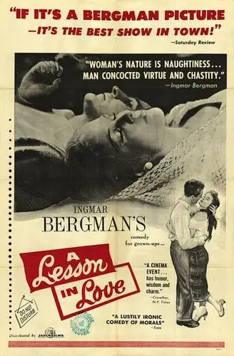 A Lesson in Love (1954) Women's Colored T-Shirt - idPoster.com
