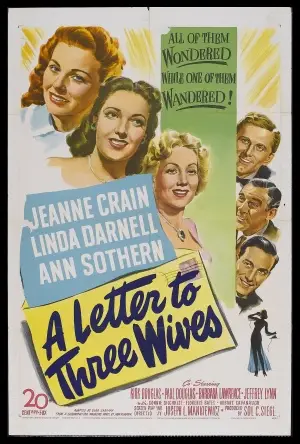 A Letter to Three Wives (1949) Women's Colored T-Shirt - idPoster.com