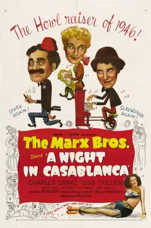 A Night in Casablanca (1946) White T-Shirt - idPoster.com