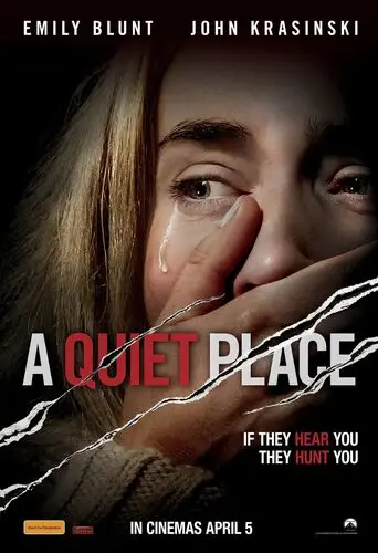 A Quiet Place (2018) White T-Shirt - idPoster.com