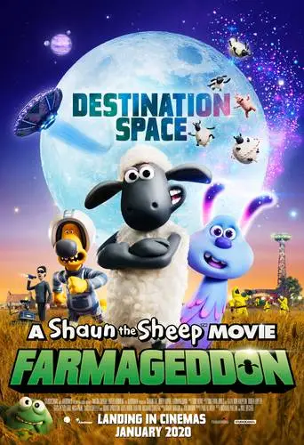 A Shaun the Sheep Movie: Farmageddon (2019) Drawstring Backpack - idPoster.com