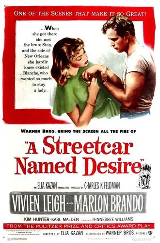 A Streetcar Named Desire (1951) Women's Colored T-Shirt - idPoster.com