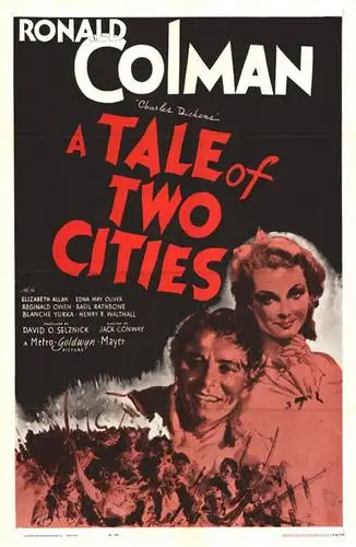 A Tale of Two Cities (1935) Men's Colored  Long Sleeve T-Shirt - idPoster.com