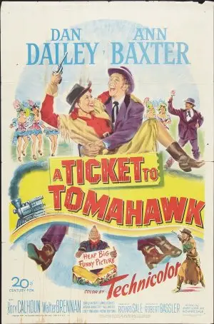 A Ticket to Tomahawk (1950) Women's Colored  Long Sleeve T-Shirt - idPoster.com