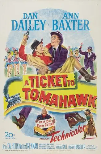 A Ticket to Tomahawk (1950) Protected Face mask - idPoster.com
