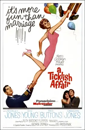 A Ticklish Affair (1963) Women's Colored  Long Sleeve T-Shirt - idPoster.com