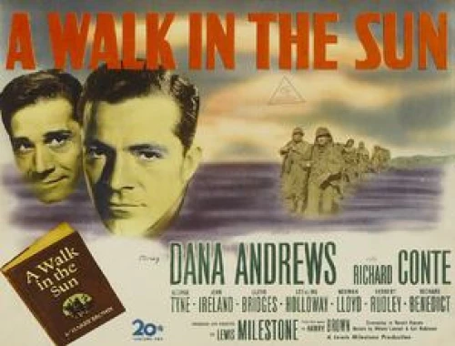 A Walk in the Sun (1945) White T-Shirt - idPoster.com