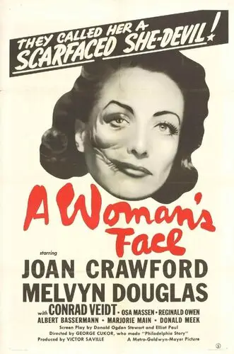 A Woman's Face (1941) White Tank-Top - idPoster.com