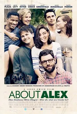 About Alex (2014) White Tank-Top - idPoster.com