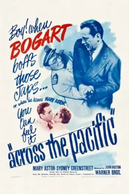 Across the Pacific (1942) White T-Shirt - idPoster.com