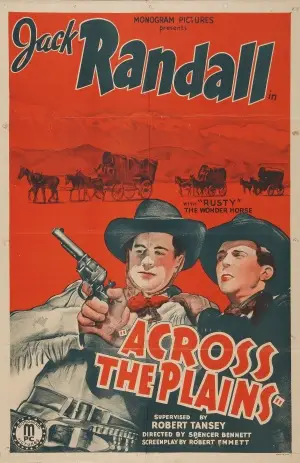 Across the Plains (1939) White T-Shirt - idPoster.com