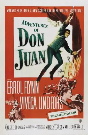 Adventures of Don Juan (1948) Women's Colored T-Shirt - idPoster.com