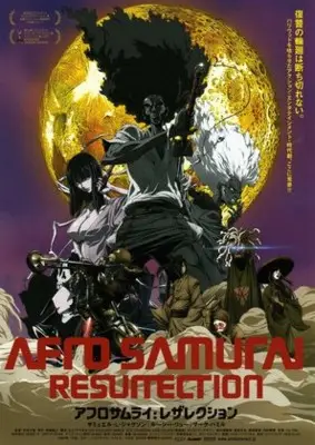 Afro Samurai: Resurrection (2009) Women's Colored  Long Sleeve T-Shirt - idPoster.com