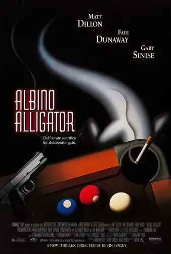 Albino Alligator (1997) White Tank-Top - idPoster.com