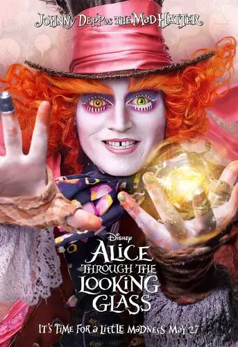 Alice Through the Looking Glass (2016) White Tank-Top - idPoster.com